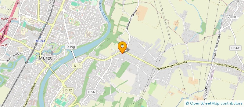 localisation de l'entreprise SCI LE MAGNOLIA  MURET