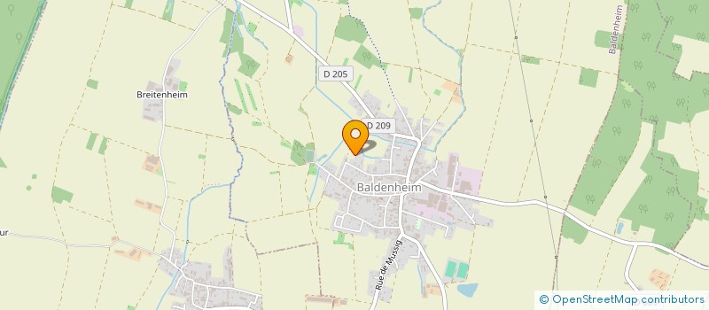 localisation de l'entreprise SCI LE MAGNOLIA  BALDENHEIM