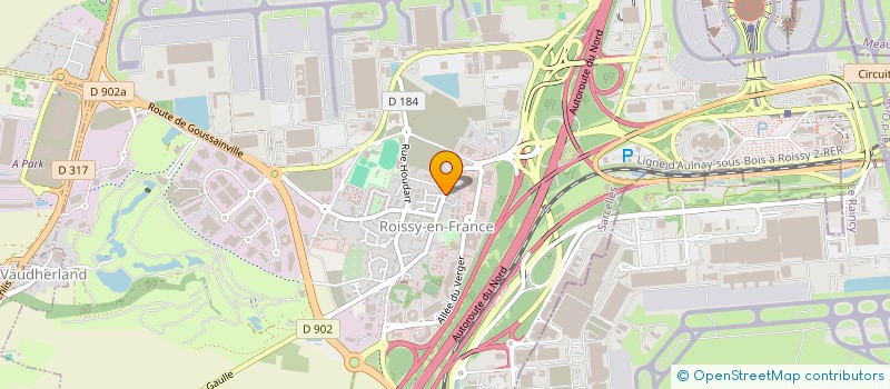 localisation de l'entreprise SCI LE MAGUER 6  ROISSY-EN-FRANCE