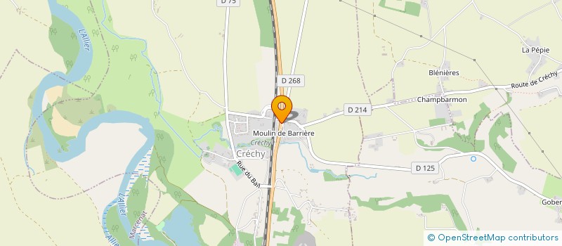 localisation de l'entreprise SCI  LE  MAI  MONTAIGU-LE-BLIN