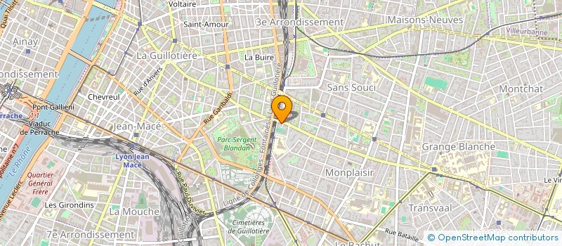 localisation de l'entreprise SCI LE MAIL  LYON