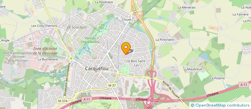 localisation de l'entreprise SCI LE MAIL  CARQUEFOU