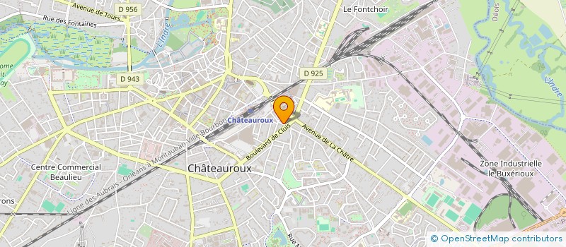 localisation de l'entreprise SCI LE MAIL 41 à CHATEAUROUX