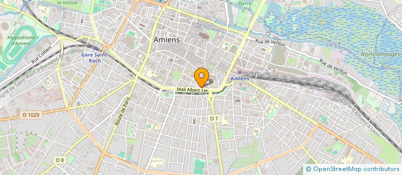 localisation de l'entreprise SCI LE MAIL à AMIENS