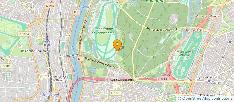 localisation de l'entreprise SCI LE MAIL DE GUYANCOURT à PARIS