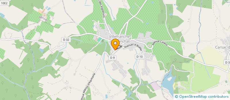 localisation de l'entreprise SCI LE MAINE JACQUET à VILLEFRANCHE-DE-LONCHAT