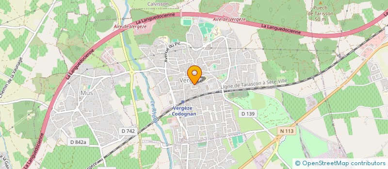 localisation de l'entreprise SCI LE MALHAUTIER  VERGEZE