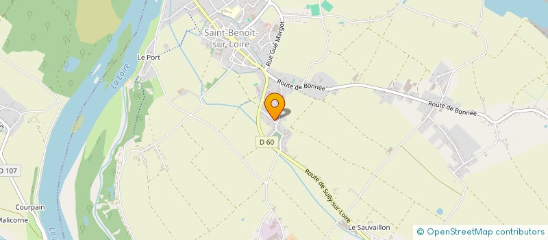 localisation de l'entreprise SCI LE MALLAVIOT à SAINT-BENOIT-SUR-LOIRE