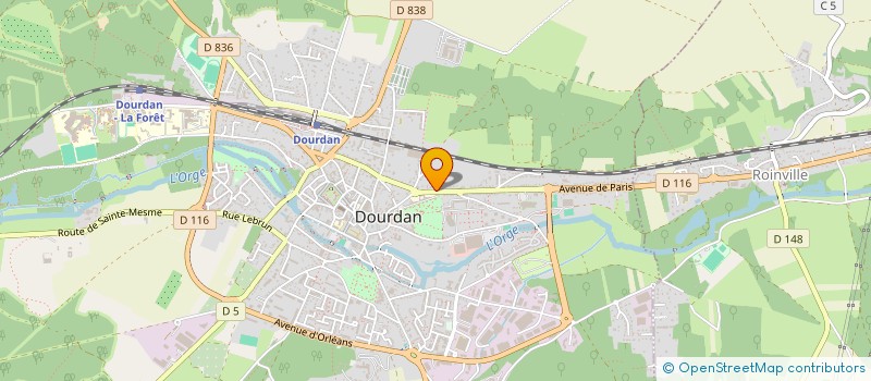 localisation de l'entreprise SCI LE MANCHET  DOURDAN