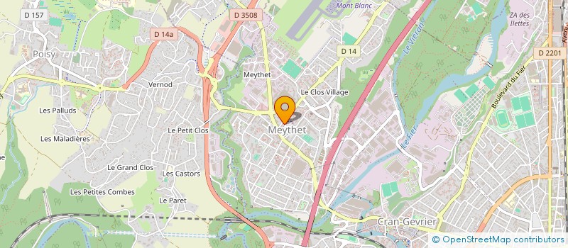 localisation de l'entreprise SCI LE MANDARIN à ANNECY