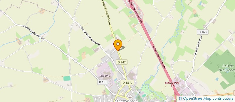 localisation de l'entreprise SCI  LE MANEGE  STEENVOORDE