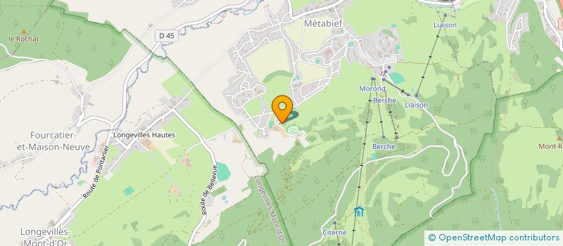 localisation de l'entreprise SCI LE MANEGE DU MONT D'OR  METABIEF