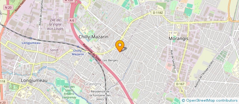 localisation de l'entreprise SCI LE MANEGE EQUESTRE à CHILLY-MAZARIN