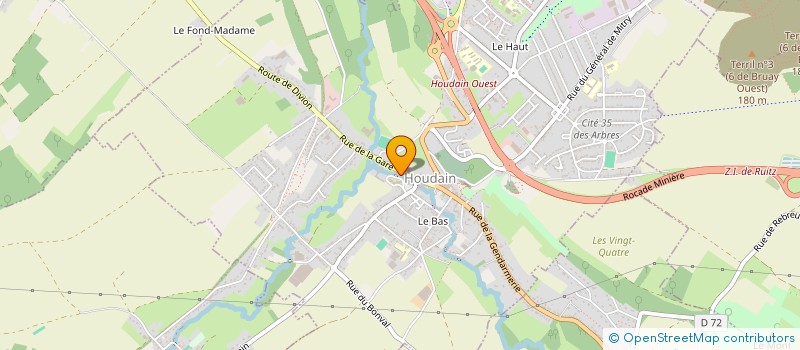 localisation de l'entreprise SCI LE MANGANAO  HOUDAIN