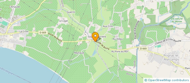 localisation de l'entreprise SCI LE MANGAUD à BOURG