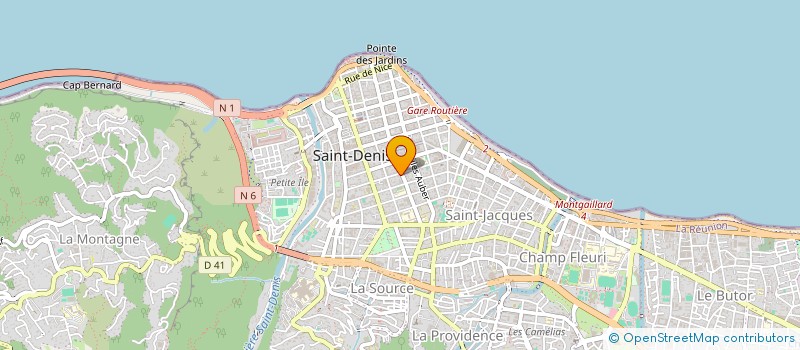 localisation de l'entreprise SCI LE MANGOUSTAN à SAINT DENIS