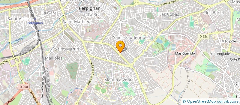localisation de l'entreprise SCI LE MANHATTAN  PERPIGNAN
