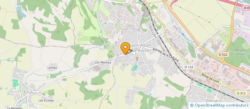 localisation de l'entreprise SCI LE MANIN  SAINT-ALBAN-DE-ROCHE