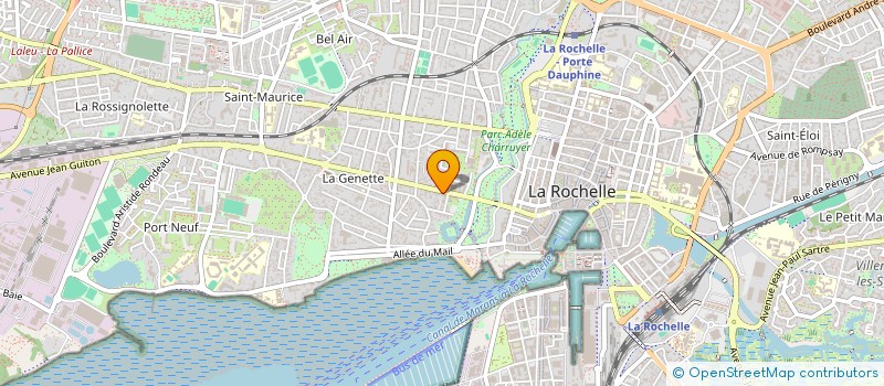 localisation de l'entreprise SCI LE MANOIR  LA ROCHELLE