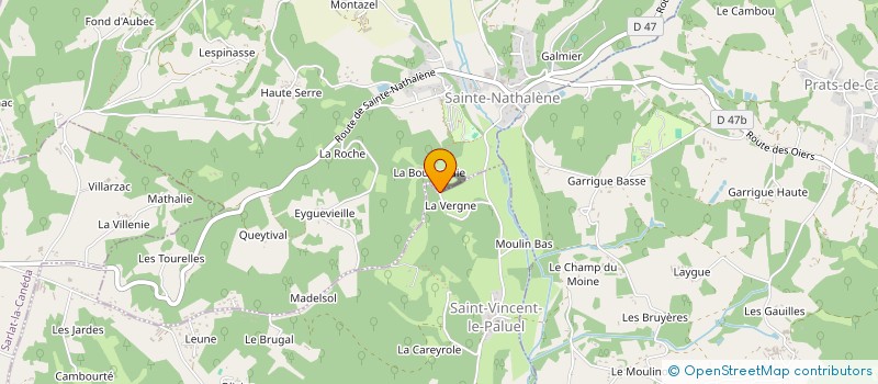 localisation de l'entreprise SCI LE MANOIR à SARLAT-LA-CANEDA