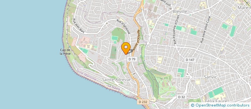 localisation de l'entreprise SCI LE MANOIR  SAINTE-ADRESSE