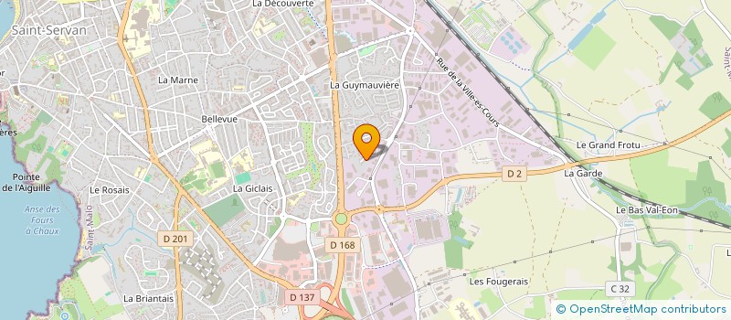 localisation de l'entreprise SCI LE MANOIR  SAINT-MALO