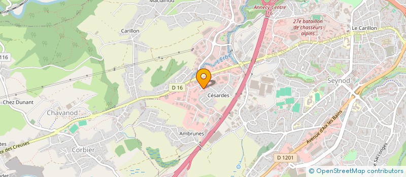 localisation de l'entreprise SCI LE MANOIR à ANNECY
