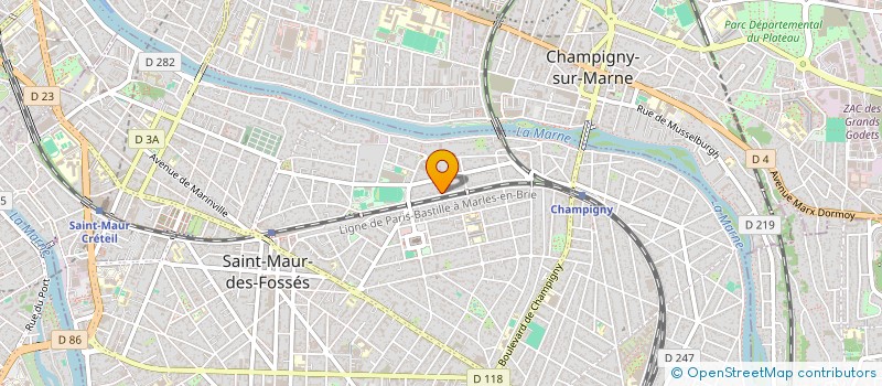 localisation de l'entreprise SCI LE MANOIR à SAINT-MAUR-DES-FOSSES