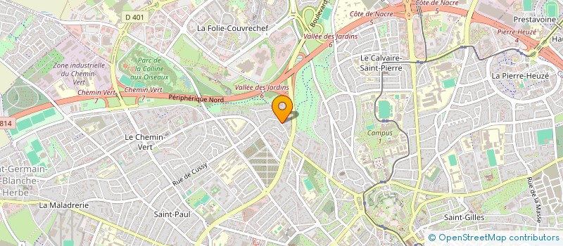localisation de l'entreprise SCI LE MANOIR à CAEN