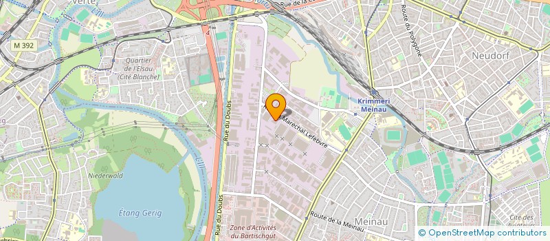 localisation de l'entreprise SCI LE MANOIR  STRASBOURG