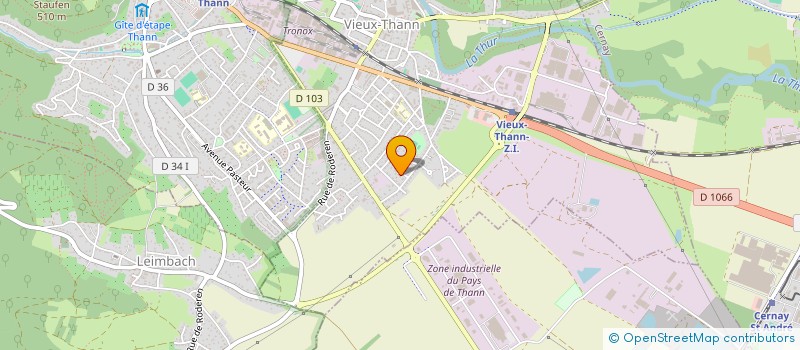 localisation de l'entreprise SCI LE MANOIR  VIEUX-THANN