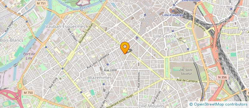localisation de l'entreprise SCI LE MANOIR à LILLE