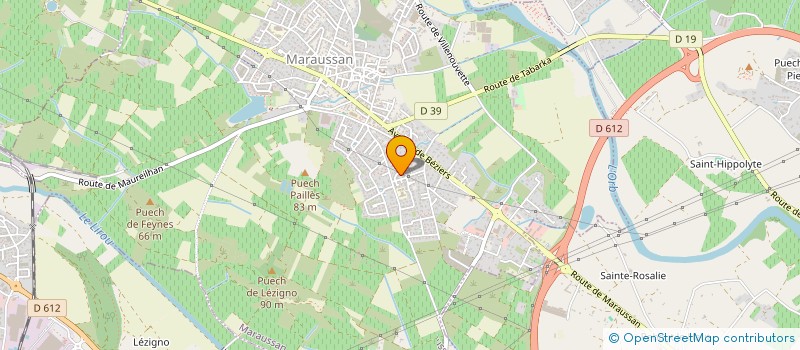 localisation de l'entreprise SCI LE MANOIR  MARAUSSAN