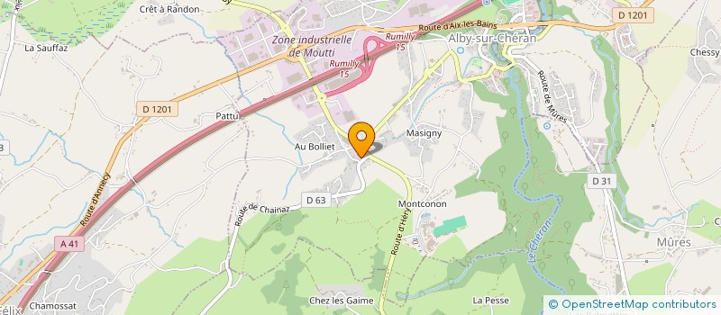 localisation de l'entreprise SCI LE MANOIR D ALBY  ALBY-SUR-CHERAN