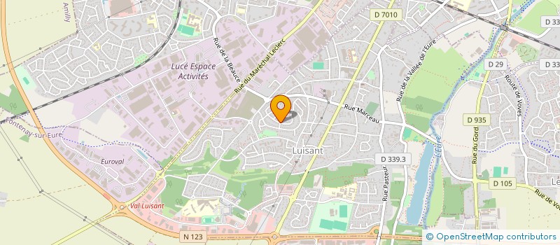 localisation de l'entreprise SCI LE MANOIR D'ANET à LUISANT