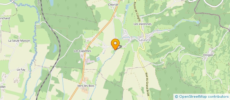 localisation de l'entreprise SCI LE MANOIR DE BANVILLE  SALAVRE