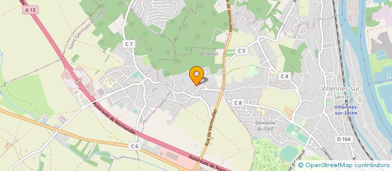 localisation de l'entreprise SCI LE MANOIR DE JOELLE-PHILIPPE  ORGEVAL