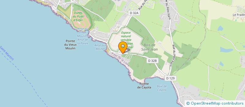 localisation de l'entreprise SCI LE MANOIR DE L'ANSE AUX MOINES à LES SABLES D'OLONNE