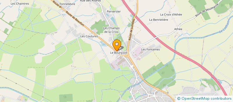 localisation de l'entreprise SCI LE MANOIR DE LA HARIELLE à GENNES-VAL-DE-LOIRE