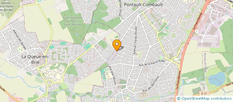 localisation de l'entreprise SCI LE MANOIR DU MAZIS à PONTAULT-COMBAULT