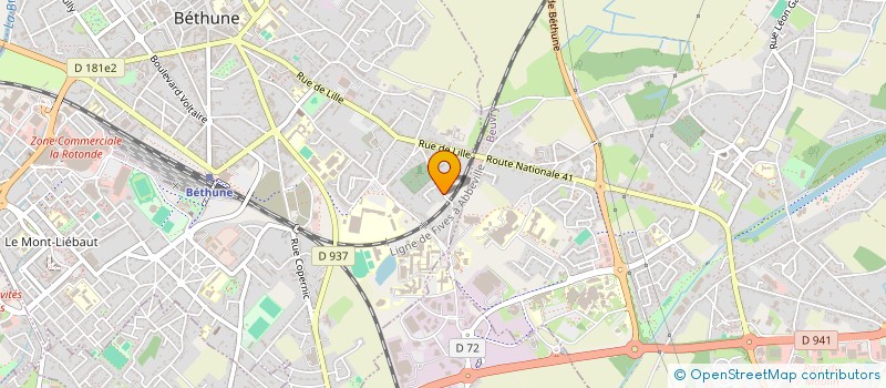 localisation de l'entreprise SCI LE MANS  BETHUNE