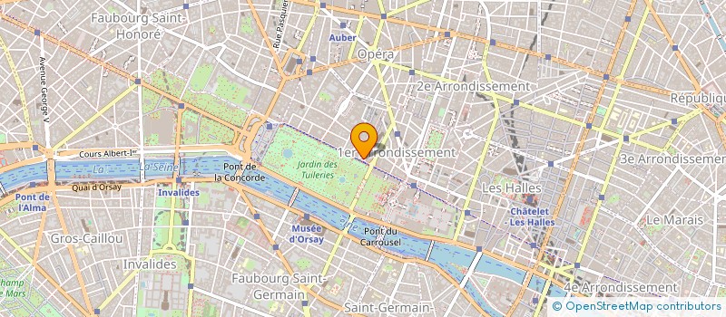 localisation de l'entreprise SCI LE MANS GOLF à PARIS