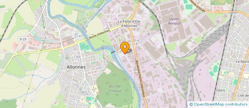 localisation de l'entreprise SCI LE MANS SUD 48 à LE MANS