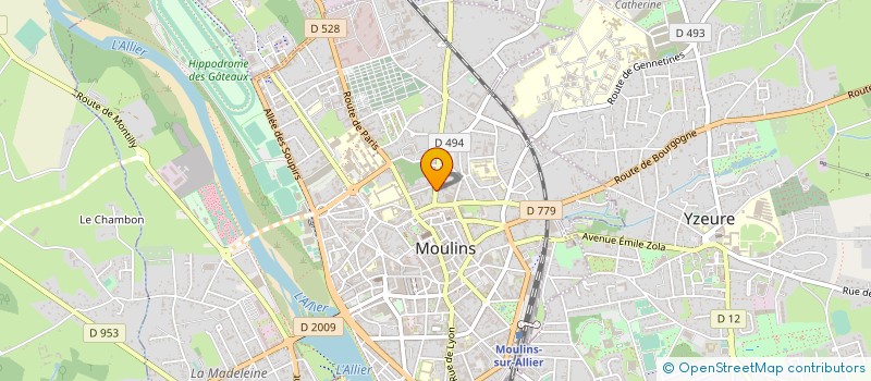 localisation de l'entreprise SCI LE MANSARD à MOULINS
