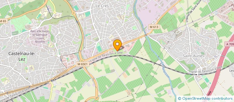 localisation de l'entreprise SCI LE MAQUET à LE CRES