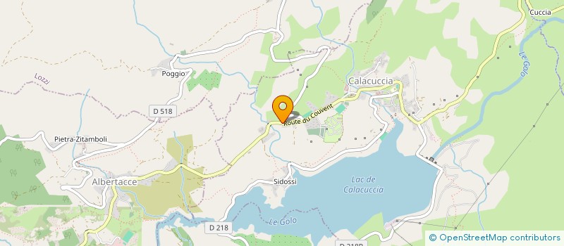 localisation de l'entreprise SCI LE MAQUIS à CALACUCCIA