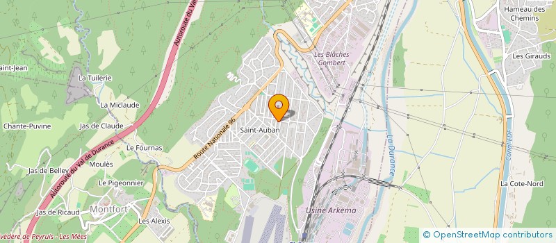 localisation de l'entreprise SCI LE MAQUIS  CHATEAU-ARNOUX-SAINT-AUBAN