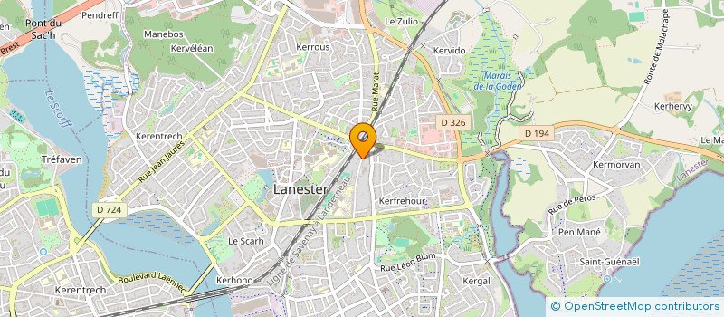 localisation de l'entreprise SCI LE MAR CO  LANESTER