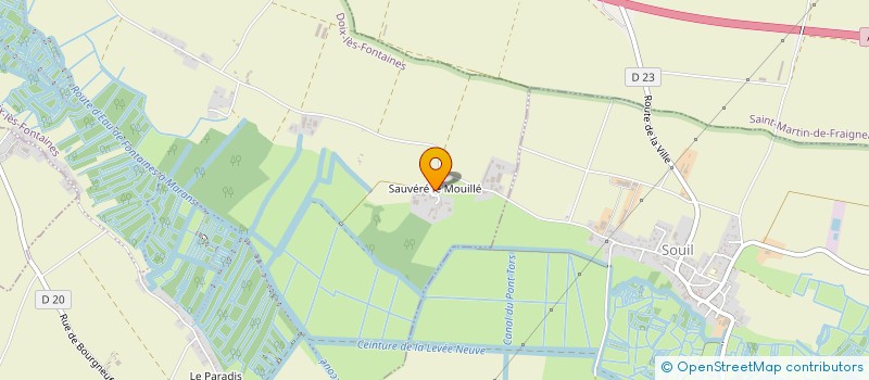 localisation de l'entreprise SCI LE MARAIS  DOIX LES FONTAINES