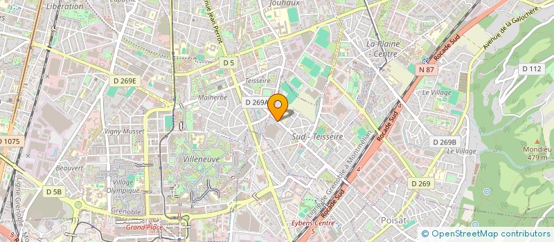 localisation de l'entreprise SCI LE MARAIS  SAINT-MARTIN-D'HERES